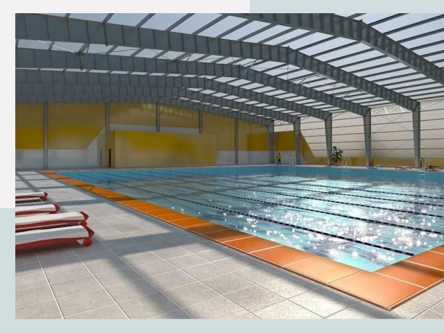 Строительство крытых бассейнов в Реже