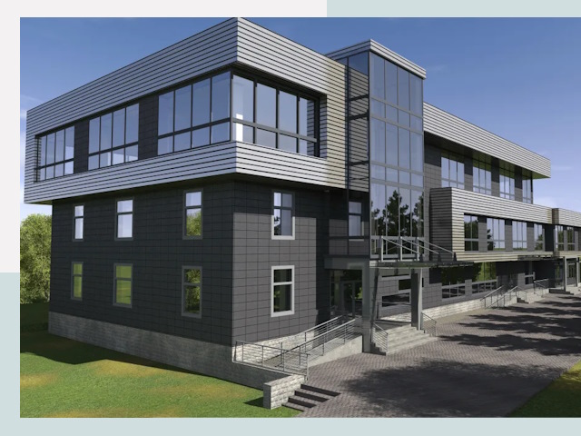 Административные здания в Реже