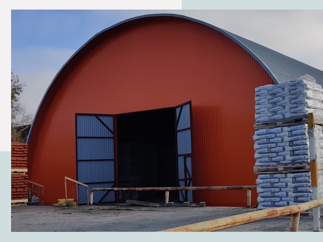 Полукруглые ангары по цене от 657 руб. в Реж