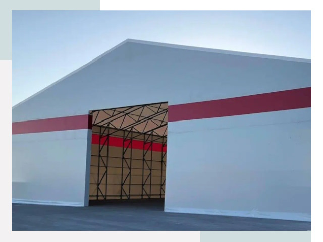 Быстровозводимые ангары в Реже