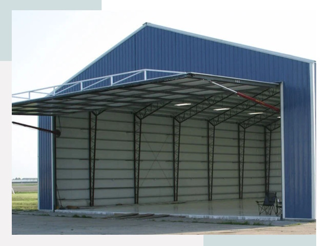 Прямо стенные ангары в Реже