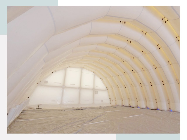 Пневмокаркасные ангары в Реже