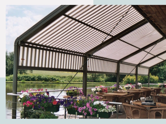 Элегантные навесы для кафе от 657 руб в Реж