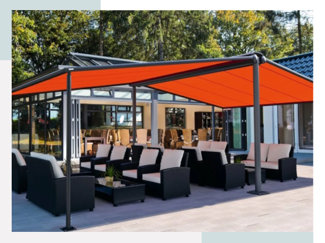 Навесы для кафе и ресторанов в Реже