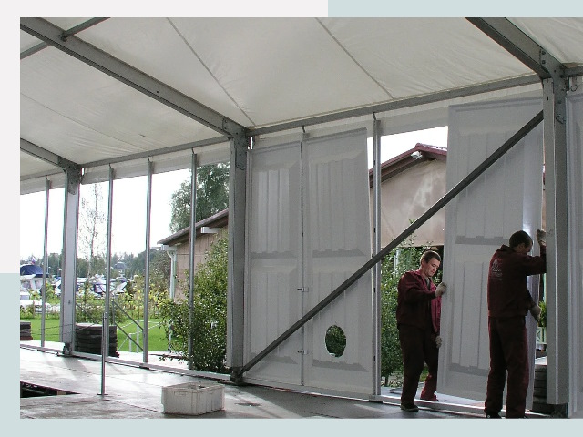 Быстро сборные шатры в Реж от 657 руб. за м²