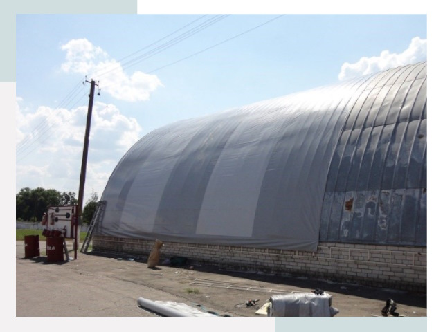 Ремонт ангаров в Реже