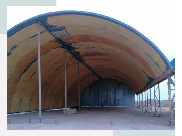 Реконструкция ангаров в Реже