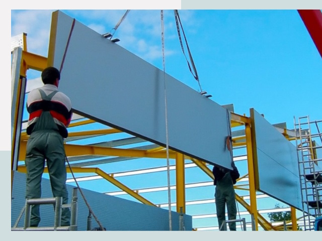 Монтаж сэндвич-панелей в Реже от 657 руб.